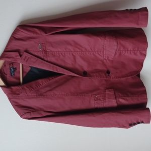 Guess Men's Red Sports Coat Blazer Jacket Clubbing Size Medium